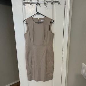 Calvin Klein size 10 Beige sleeveless Dress